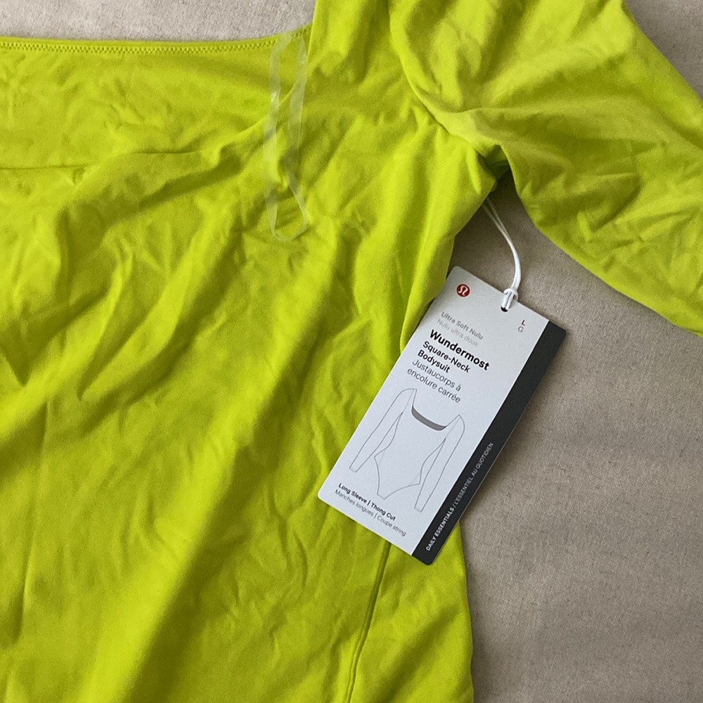LULULEMON Wundermost Ultra-Soft Nulu Square-Neck Long-Sleeve Bodysuit‌‌ - Picture 7 of 7